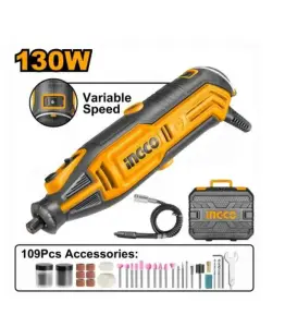 Mini perceuse + 109 accessoires en coffret 130 W