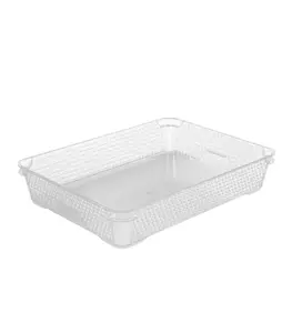 Panier De Rangement Transparent 26,5X20X7Cm
