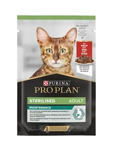 Pâte sterilised cat gig beef 26x85g