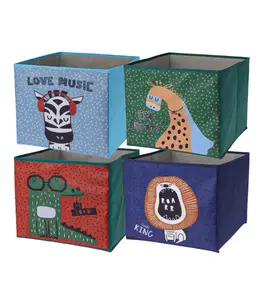 Panier De Rangement Pour Enfant 30X30X30Cm 4 Assortis