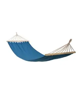 Hamac Avec Barres Bleu 200X80Cm