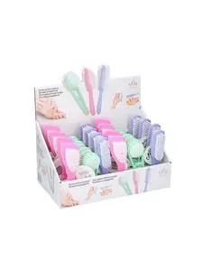 Pierre Ponce Et Brosse A Ongle Manche 3Ass