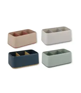 Organisateur De Bureau 15X9,8X8Cm 4 Assortis