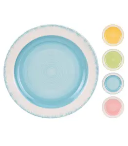 Assiette colorée