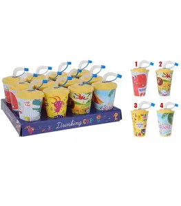 Gobelet avec paille et couvercle pour enfant