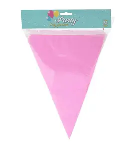 Guirlande de fête – lot de 25 pièces rose