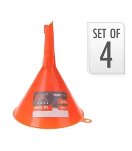 Entonnoir orange – lot de 4 pièces