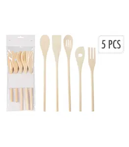 Cuillères en bois – lot de 5 pièces