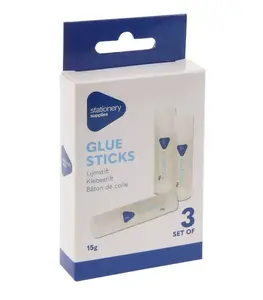 Bâton de colle – lot de 3 pièces 15 x 3 g