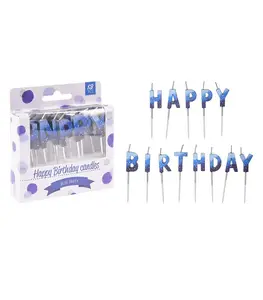 Bougies d'anniversaire happy birthday-lot de 13