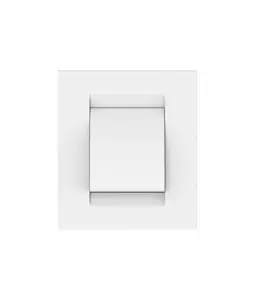 Plaque simple blanc karla