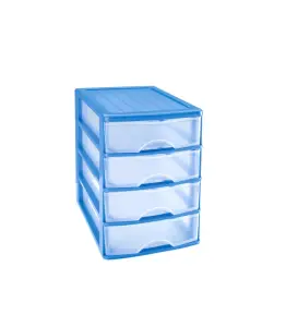 Tour De Rangement 4 Tiroirs 34X25X32Cm