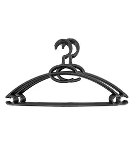 Cintre En Plastique Noir – Set De 5 Piã¨Ces