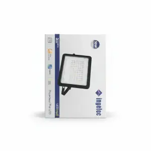 Projecteur Plat 50W Ip65 Noir Lum Ja