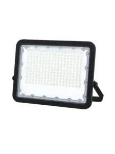 Projecteur Plat 100W Ip65 Noir 3000K 27,7X21X3 Cm