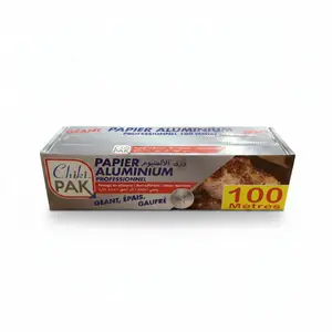 PAPIER ALUMINIUM EPAIS GAUFRE 100 METRE CHIKIPAK