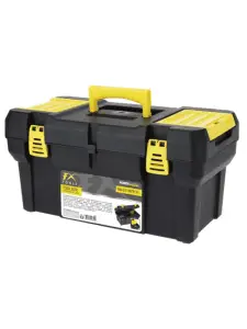 Boîte à outils en plastique noire 50x27x27cm