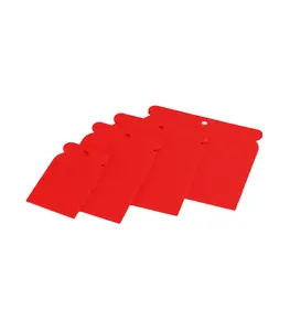 Spatules Plastiques Set De 4 Pièces 40,80,100,120 Mm
