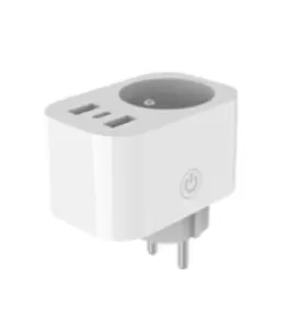 Prise Connectee Wifi 16A Avec 2 Cles Usb Type A + Type C