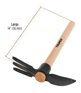 Râteau À Pioche Manche En Bois 36 Cm