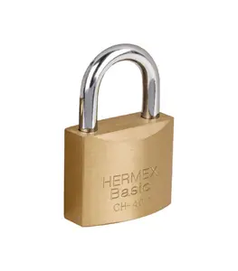 Cadenas finition laiton, crochet court 50 mm