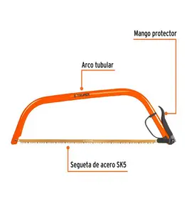 Scie À Archet 76 Cm Tubulaire