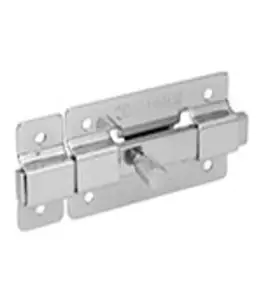 Loquet 100 Mm Plate Finition Chromée