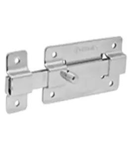 Loquet 145 Mm Plate Finition Chromée