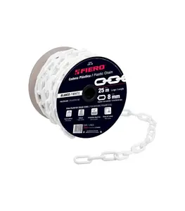 Chaîne 8 Mm En Plastique Blanc