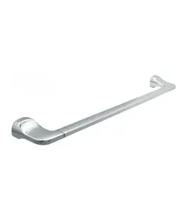 Porte serviette barre en acier inoxydable chromé 45 x 7,5 cm