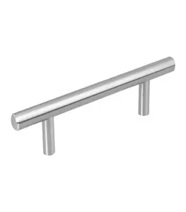 Poignée De Meuble 96 Mm Finition Nickel Satiné