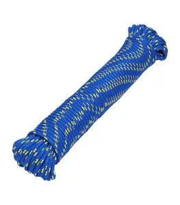 Corde Tressée 5Mm X 30M En Polypropylène Bleu