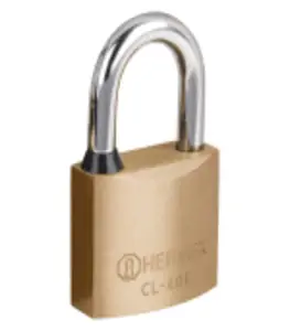 Cadenas 40 Mm À Clé Tubulaire En Laiton Crochet Court