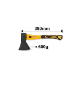 Hâche 600G 390Mm À Tête Forgée