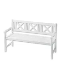 Banc de jardin bois 158x61x90 cm