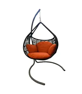 Chaise oeuf ares anthr resine anthr coussin brique