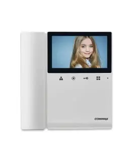 Moniteur vidéophone avec écran lcd 4,3″ blanc