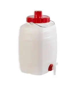 Baril Avec Robinet 20L 30X27X42 Cm Pehd Blanc