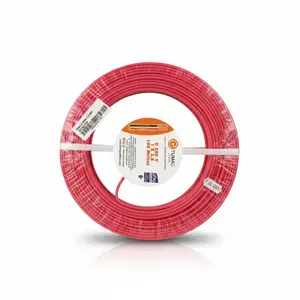 CABLE U 500V 10 MM² ROUGE 100M TUMAG