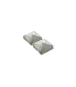 Lot De 2 Pyramides Galva 7X7Cm Pour Poteau Carré