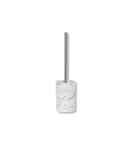 Brosse Wc Avec Support Céramique Toscana Blanc