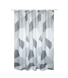 Rideau De Douche En Polyester 180X200 Cm Origami
