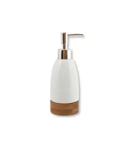 Distributeur de savon céramique et Bambou Tallinn