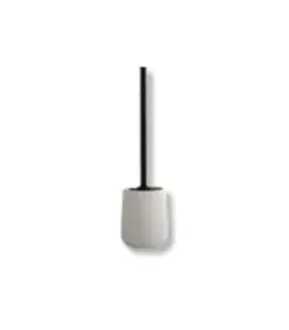 Brosse wc avec support céramique maonie blanc mat