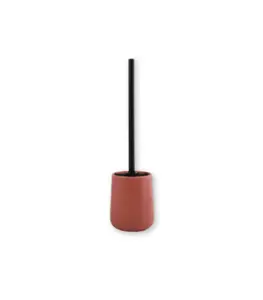 Brosse wc avec support céramiquee maonie terre cuite