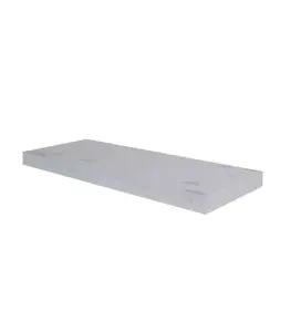 Étagère murale effet marbre blanc 60×23,5×3,8cm