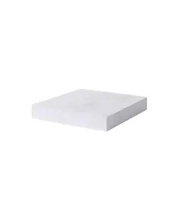 Étagère murale effet marbre blanc 23×23,5×3,8cm