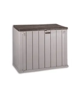 Coffre Rangement De Jardin Résine 842 Litres 129,5 X 74,5 X 111Cm