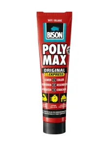 Bison poly max express tube blanc 165g