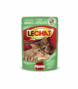 Pâté lechats au bœuf et légumes 100 g